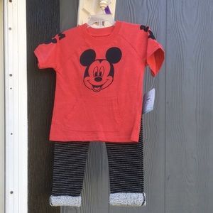 Disney Mickey Mouse 2 Piece Set 12 Months